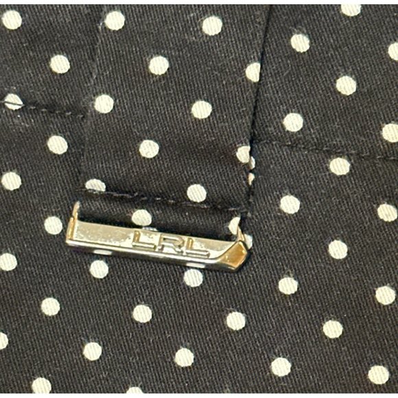 L-RL Lauren Active Ralph Lauren Brand Ankle Crop Pants Polka Dot Women's Size 10 - Picture 14 of 16